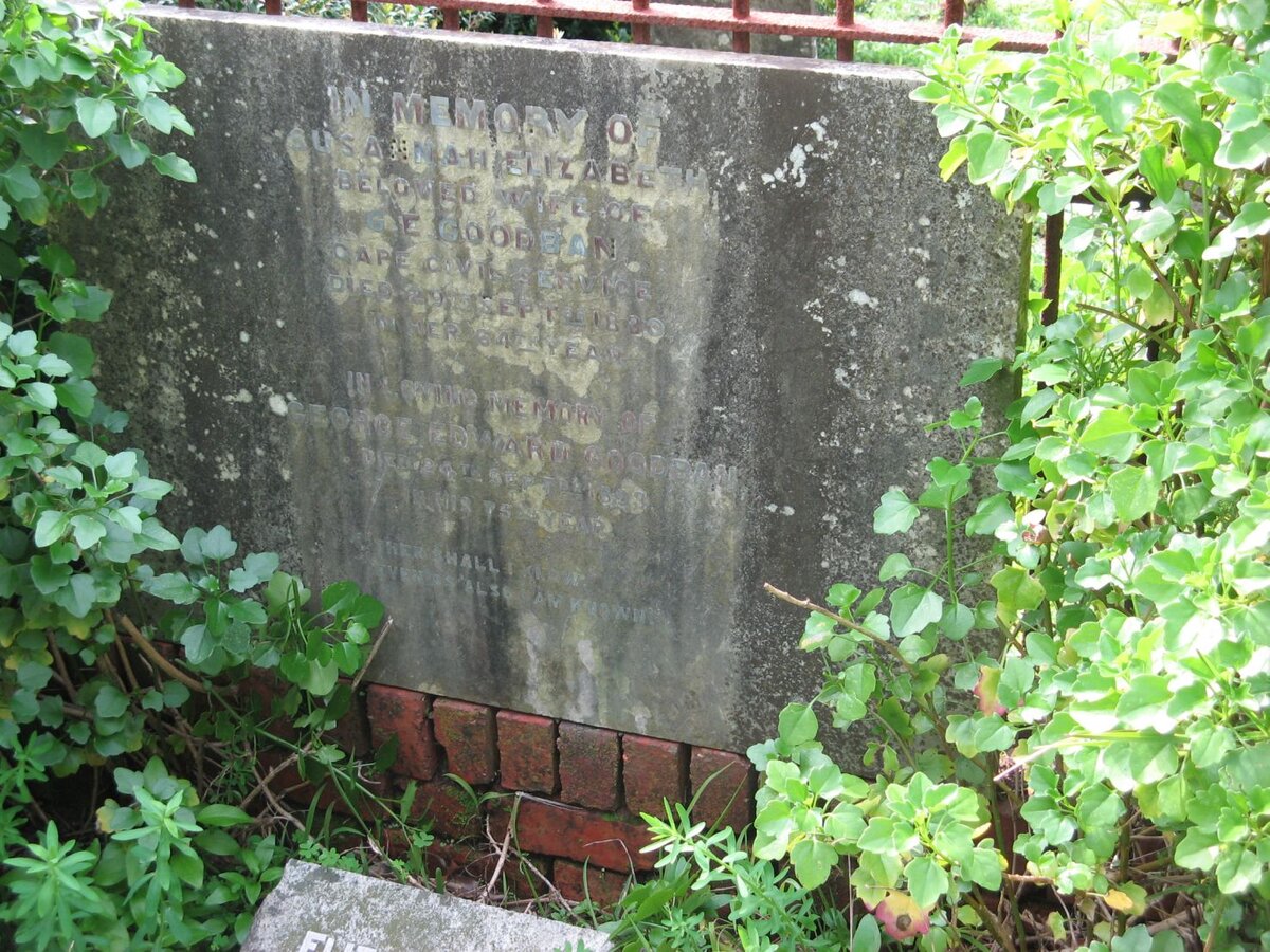 GOODBAN George Edward -1893 &amp; Susannah Elizabeth -18?0