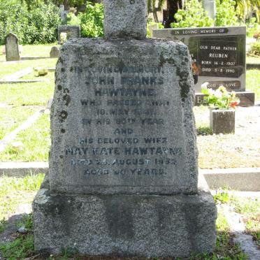 HAWTAYNE John Franks -1941 &amp; May Kate -1952