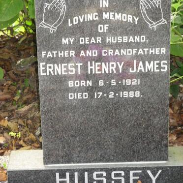 HUSSEY Ernest Henry James 1921-1988