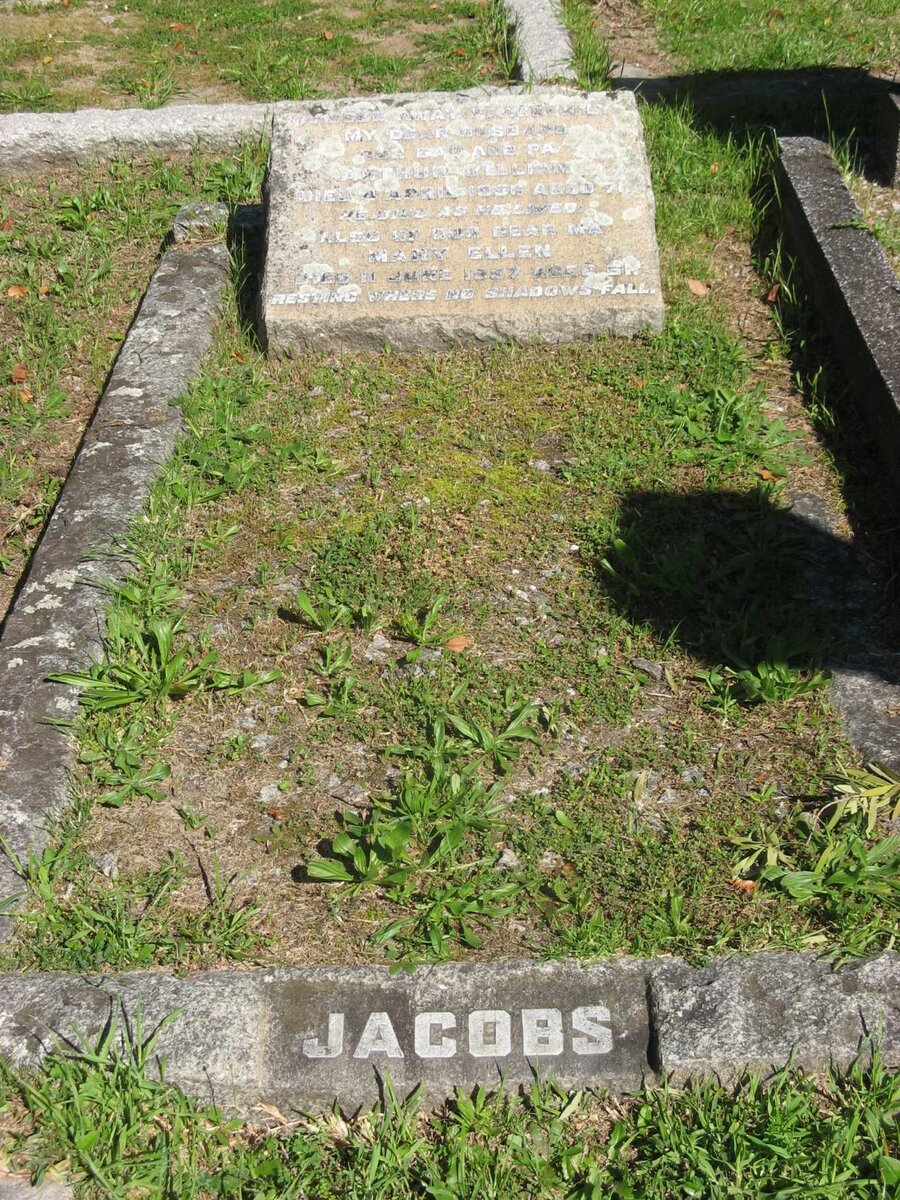 JACOBS Arthur William -1956 &amp; Mary Ellen -1957