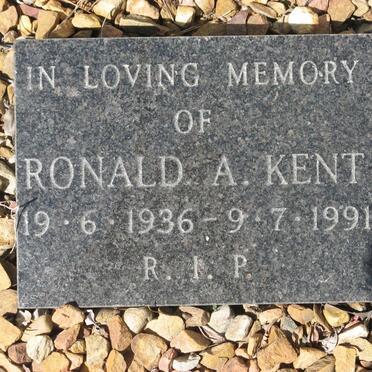 KENT Ronald A. 1936-1991