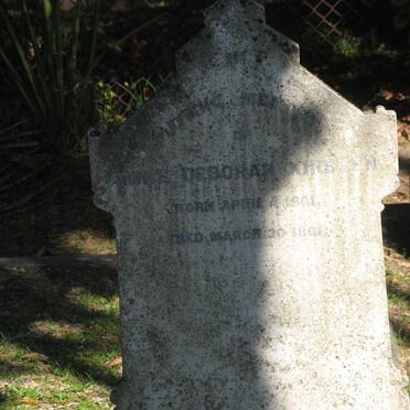 KIRSTEN Agnes Deborah 1861-1891