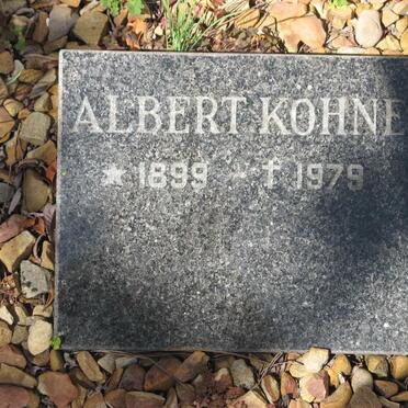 KOHNE Albert 1899-1979