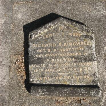 KINGWELL Richard S. -1917