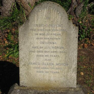 MOROM James Allen -1909 &amp; Susanna -1904 :: MOROM Lillie -1886