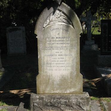 MINCHINTON J.A. 1845-1910 &amp; Elizabeth GLYNN 1847-1930