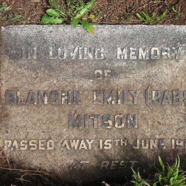 MITSON Blanche Emily -1969