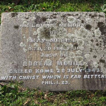 MEDILL Robert -1943 &amp; May -1931