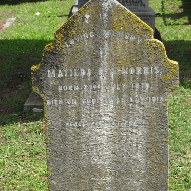 NORRIS Matilda R.A. 1870-1912