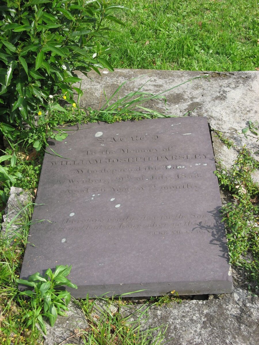 PARSLEY William Joseph -18?3