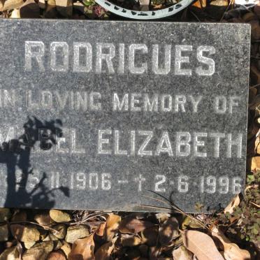RODRIGUES Mabel Elizabeth 1906-1996