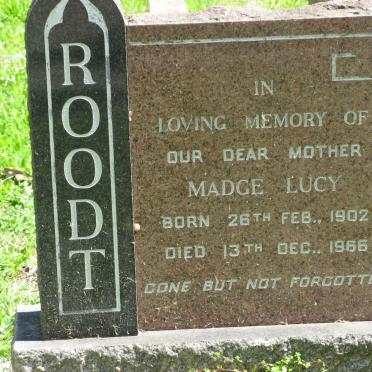 ROODT Madge Lucy 1902-1966