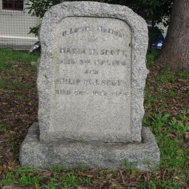 SCOTT Philip W.J. -1924 &amp; Maria M. -1918