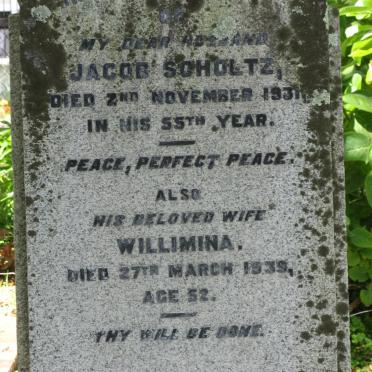 SCHOLTZ Jacob -1931 &amp; Willimina -1939