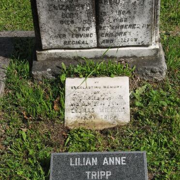 TRIPP Charles William Henry -1967 :: TRIPP Lilian Anne 1918-2001 :: MOON Annie Elizabeth 1884-1962