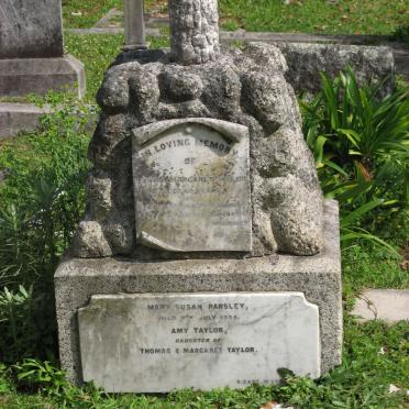 TAYLOR Hannah Margaret -18?? :: PARSLEY Mary Susan -1908 :: TAYLOR Amy