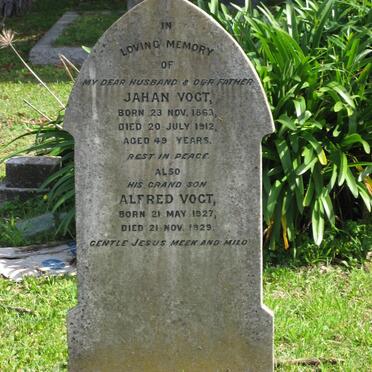 VOGT Jahan 1863-1912 :: VOGT Alfred 1927-1929