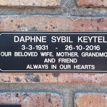 KEYTEL Daphne Sybil 1931-2016