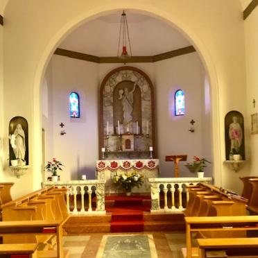 11. Grave inside the church