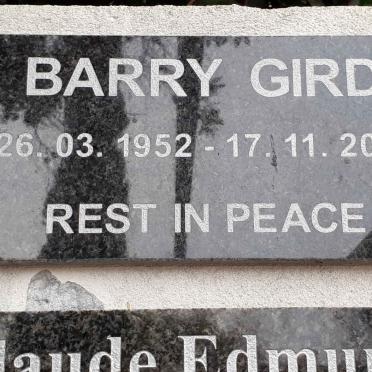 GIRD Barry 1952-2019