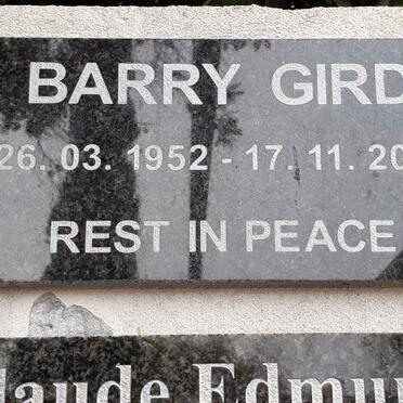 GIRD Barry 1952-2019
