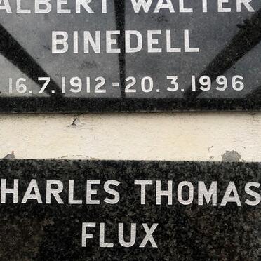 BINEDELL Albert Walter 1912-1996 :: FLUX Charles Thomas 1914-2000