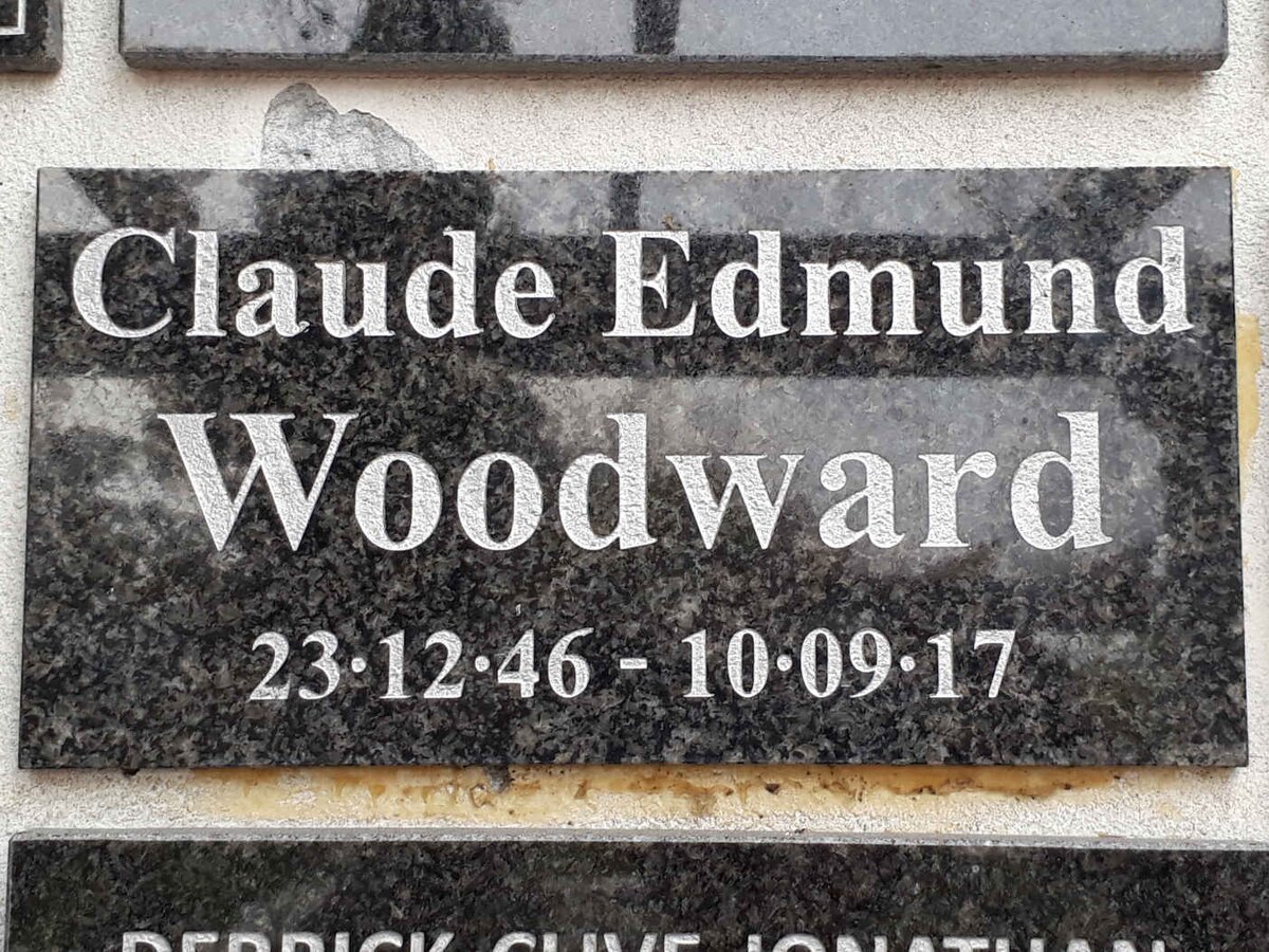 WOODWARD Claude Edmund 1946-2017
