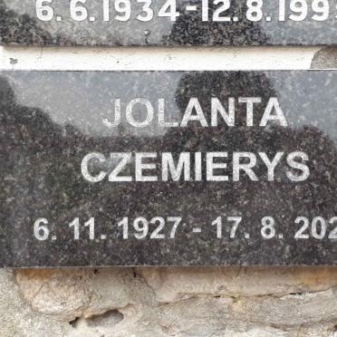 CZEMIERYS Jolanta 1927-2020
