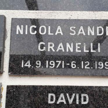 GRANELLI Nicola Sandra 1971-1999