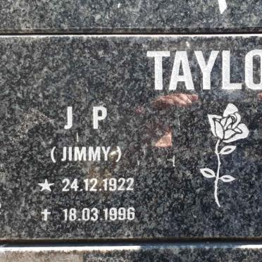 TAYLOR J.P. 1922-1996 &amp; J.J.L. 1928-2017