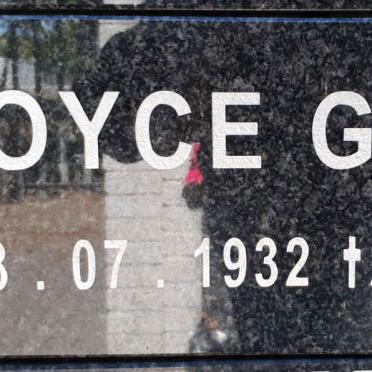 GREEFF Joyce 1932-2006