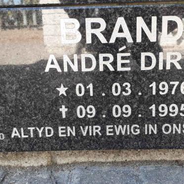 BRAND André Dirk 1976-1995