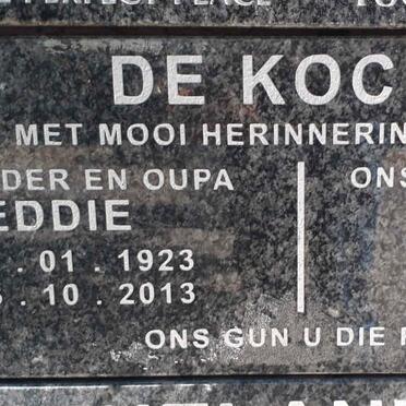 KOCK Eddie, de 1923-2013 &amp; Kitty 1928-2013