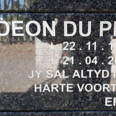 PLESSIS Deon, du 1936-2006