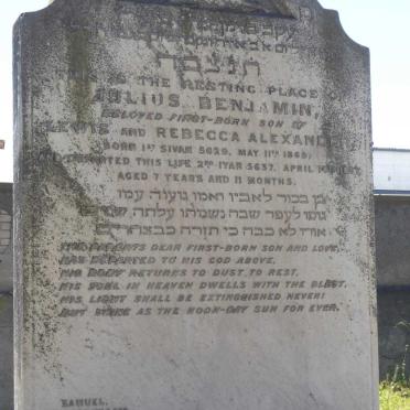 ALEXANDER Julius Benjamin 1865-1877