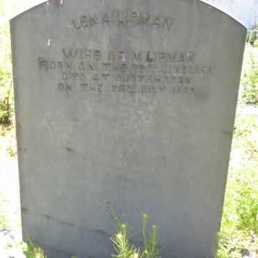 LIPMAN Lena 1858-1880