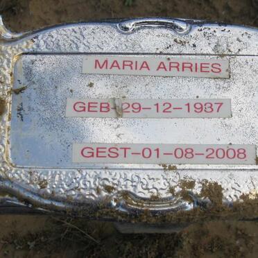 ARRIES Maria 1937-2008