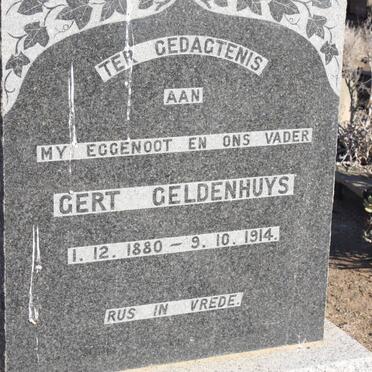GELDENHUYS Gert 1880-1914