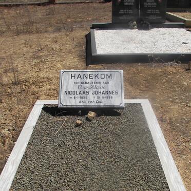 HANEKOM Nicolaas Johannes 1899-1985