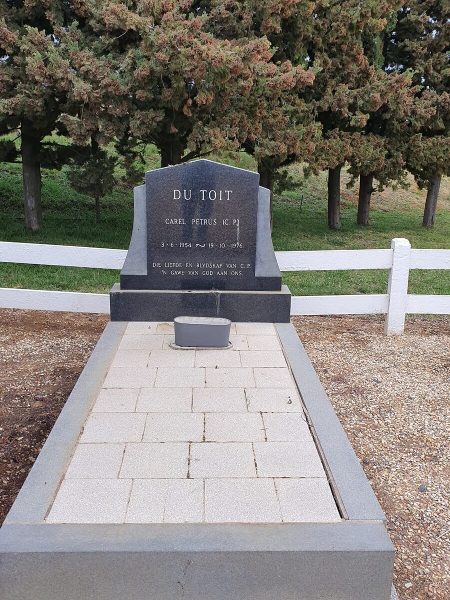 TOIT Carel Petrus, du 1954-1976