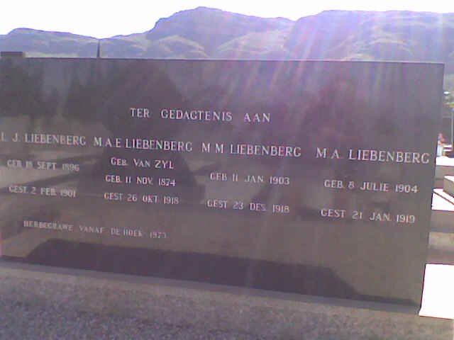 LIEBENBERG family