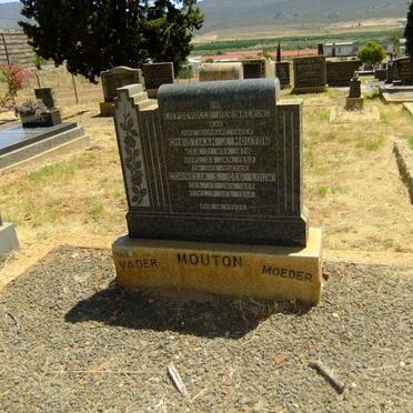 MOUTON Christiaan J. 1919-1952 &amp; Cornelia S. LOUW 1880-1966