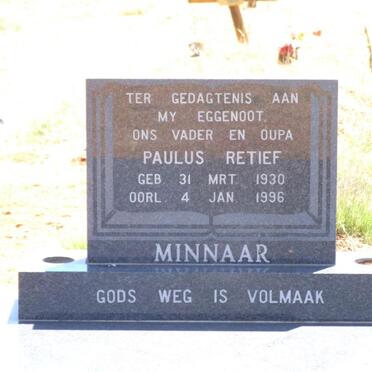 MINNAAR Paulus Retief 1930-1996