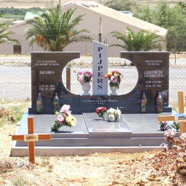 PIJPERS Jacobus 1953-2009 &amp; Gertrude Georgina 1951-