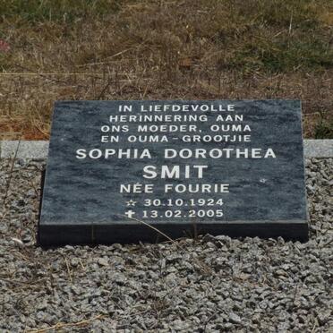 SMIT Sophia Dorothea nee FOURIE 1924-2005