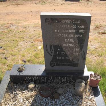 SCHAFER Carl Johannes 1935-1991