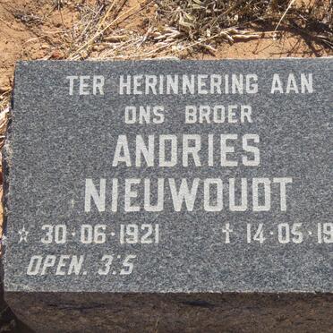 NIEUWOUDT Andries 1921-1992