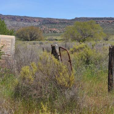 Western Cape, CLANWILLIAM district, Elizabeth's Fontein 59, Elizabethsfontein farm cemetery