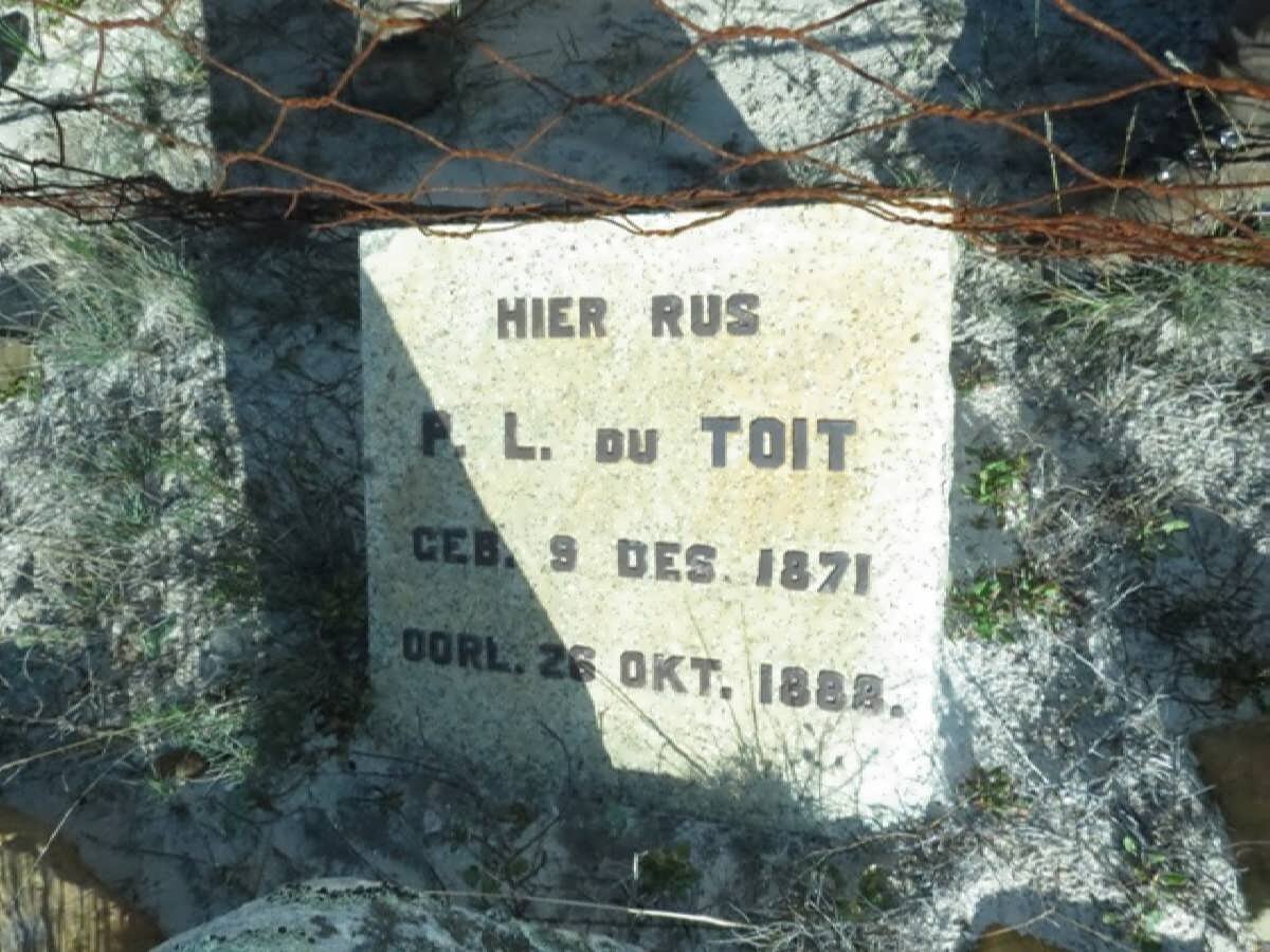 TOIT P.L., du 1871-1888