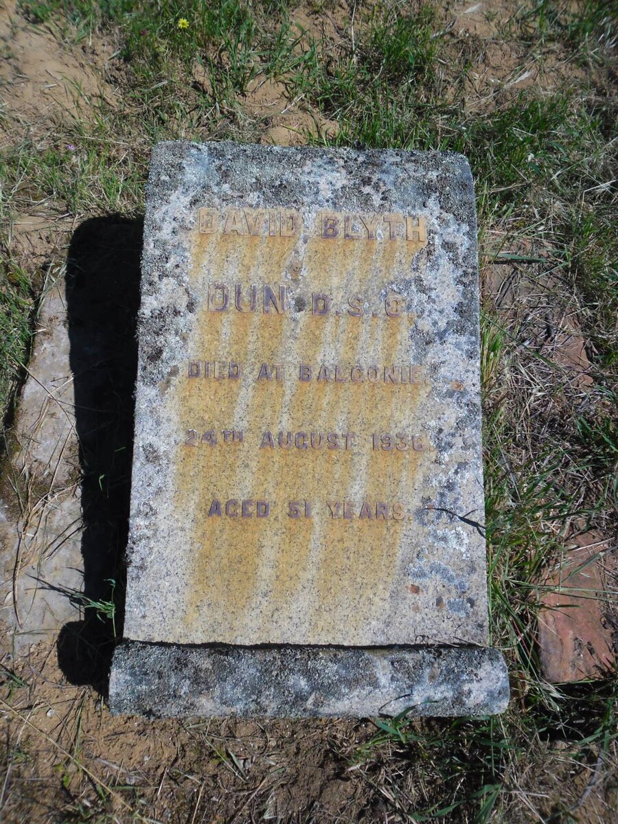 DUN David Blyth -1936